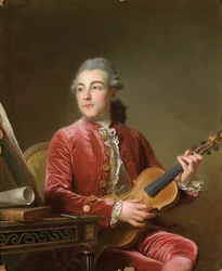 Herr med fiol